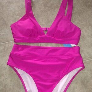 **CUPSHE**2-Piece V Neck Bikini Set Small NWT